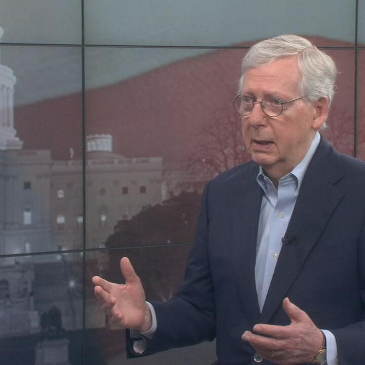 Senator Mitch McConnell at WDRB Studios